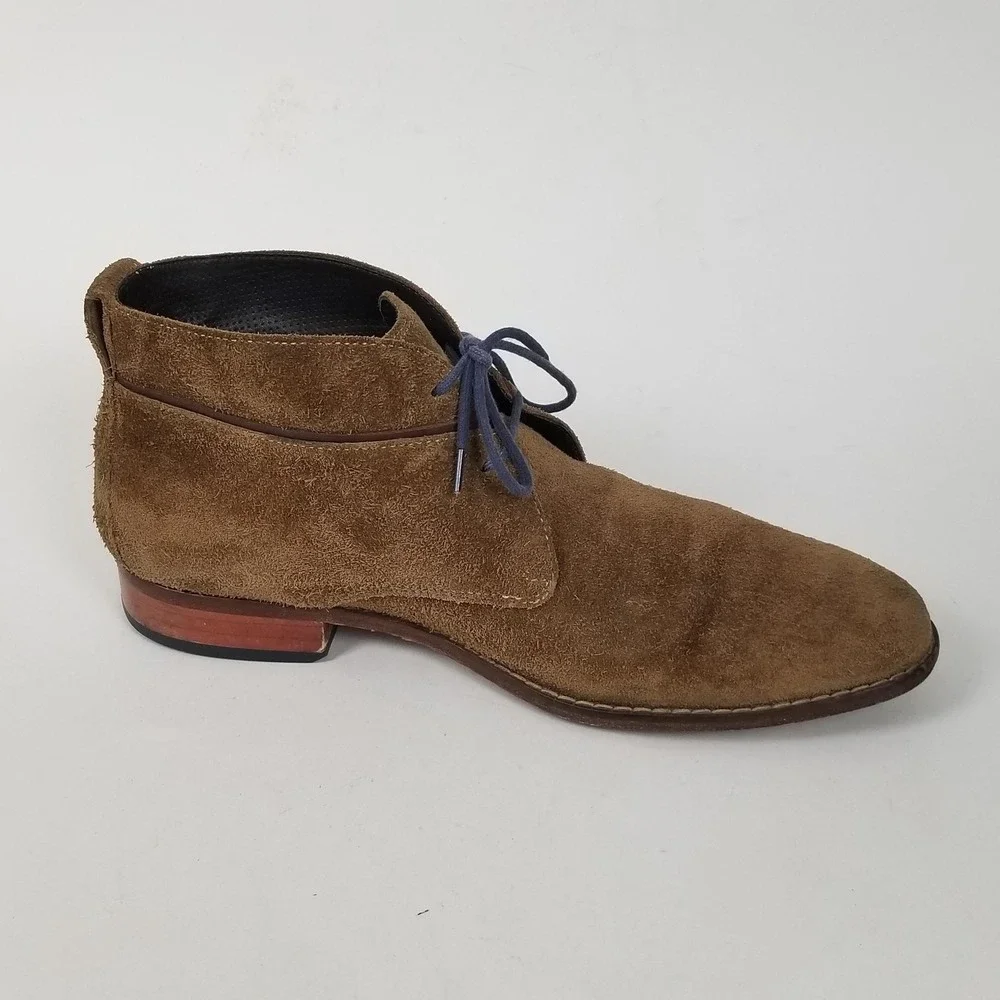 Cole Haan Shoes Mens Size 11 Brown Suede Chukka Bootsr Casual Everyday